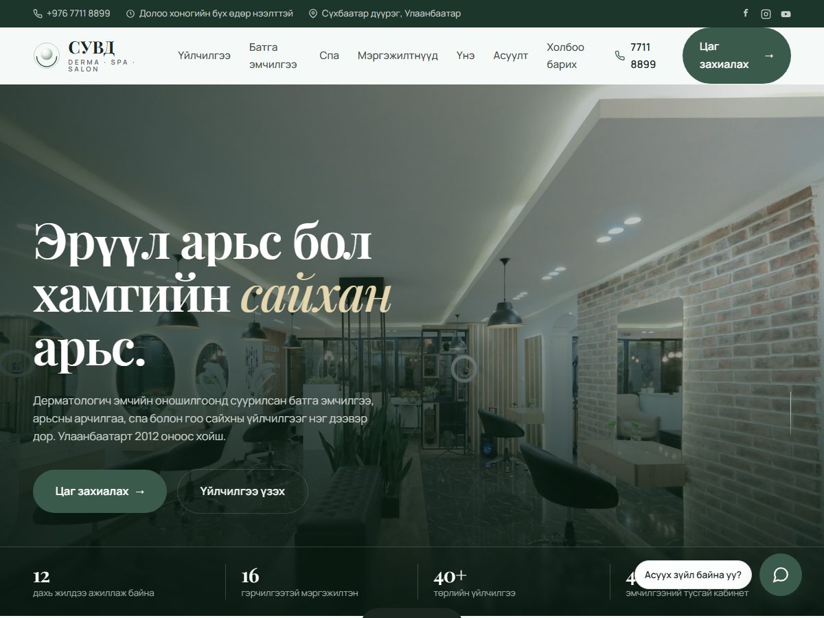 Спа, гоо сайхны төв, Бизнес, Гоо сайхан
